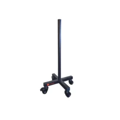 Rack mobile à roulettes pour disques de poids olympiques avec freins d'immobilisation charge 500 kg