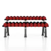 Rack professionnel complet avec haltères 5 à 32,5 kg