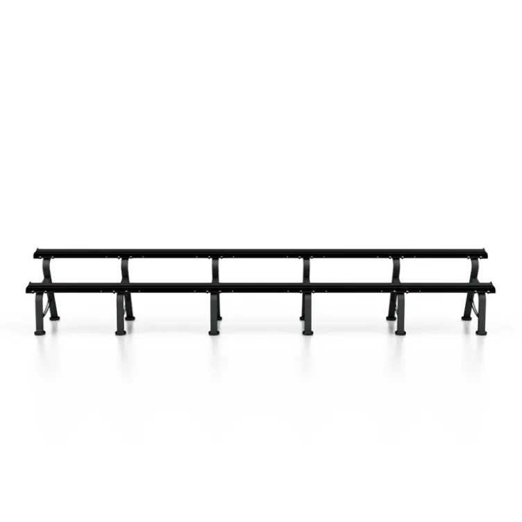 Rack professionnel d'haltères 550 cm pour salles professionnelles