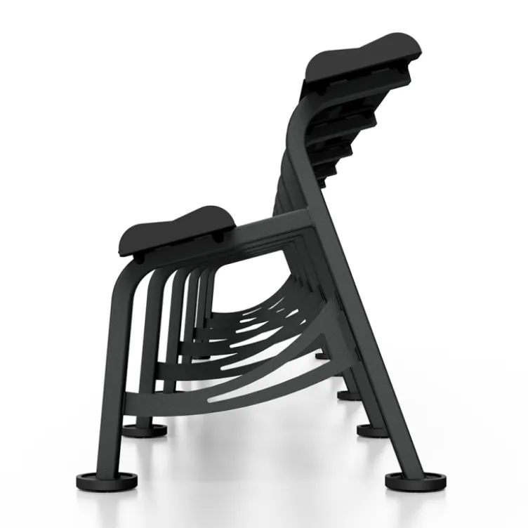 Rack professionnel d'haltères 550 cm pour salles professionnelles