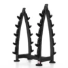 Rack professionnel pour haltères barres longues (10 positions)