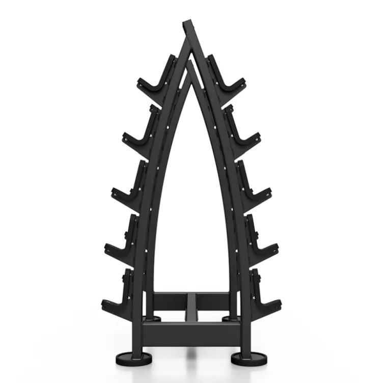 Rack professionnel pour haltères barres longues (10 positions)