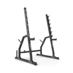 Rack repose-barre de musculation à 6 niveaux avec espacement ajustable