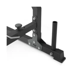 Rack repose-barre de musculation à 6 niveaux avec espacement ajustable