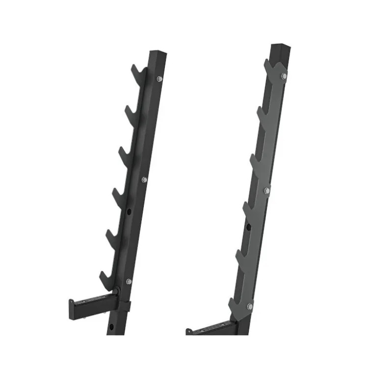 Rack repose-barre multi-niveaux pour exercices de musculation - Charge maximale 300 kg