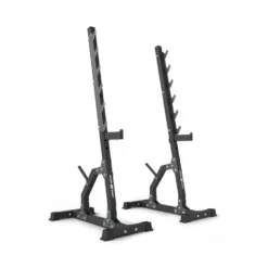 Rack repose-barre multi-niveaux pour exercices de musculation - Charge maximale 300 kg