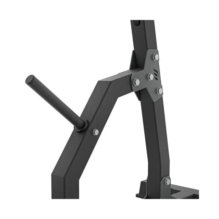 Rack repose-barre multi-niveaux pour exercices de musculation - Charge maximale 300 kg