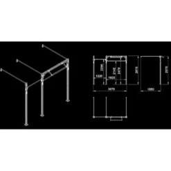 Rack rigs de crossfit à fixation murale ATX de qualité professionnelle disponible de 2 à 5 modules - Wall rig 700 Sector