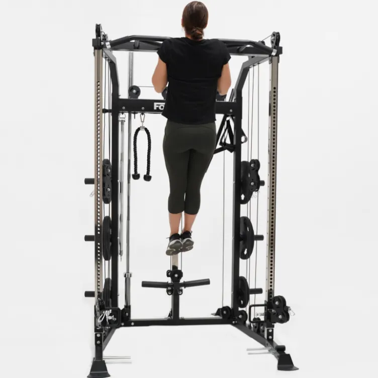 Rack à squat All-In-One trainer G1 V2 Force USA - Station multifonctionnelle avec accessoires inclus