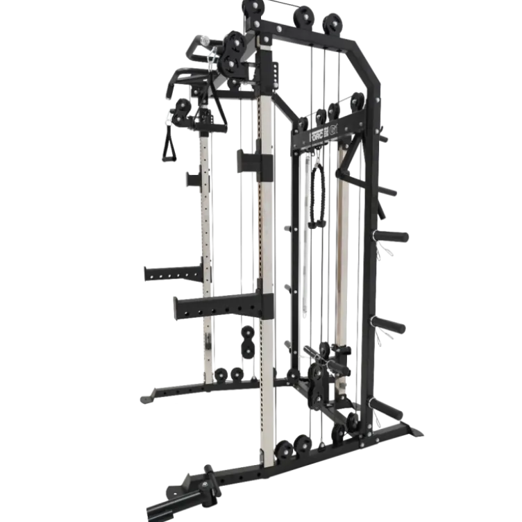 Rack à squat All-In-One trainer G1 V2 Force USA - Station multifonctionnelle avec accessoires inclus