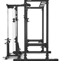 Rack à squat complet ATX avec station poulie à charge libre - Power rack Série 700