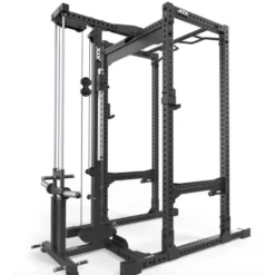 Rack à squat complet ATX avec station poulie à charge libre - Power rack Série 700