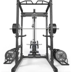 Rack à squat complet ATX avec station poulie à charge libre - Power rack Série 700