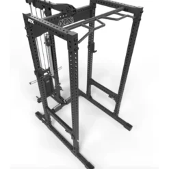 Rack à squat complet ATX avec station poulie à charge libre - Power rack Série 700