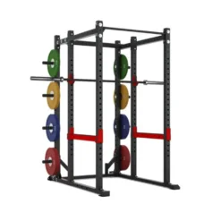 Rack à squat complet pour exercices de musculation jusqu'à 363 kg de charge - Titanium Strength RA30 X line