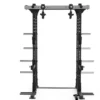 Rack à squat de musculation avec système de tractions rotatif - Capacité de charge 300 kg - Half Rack E10 Elite Series
