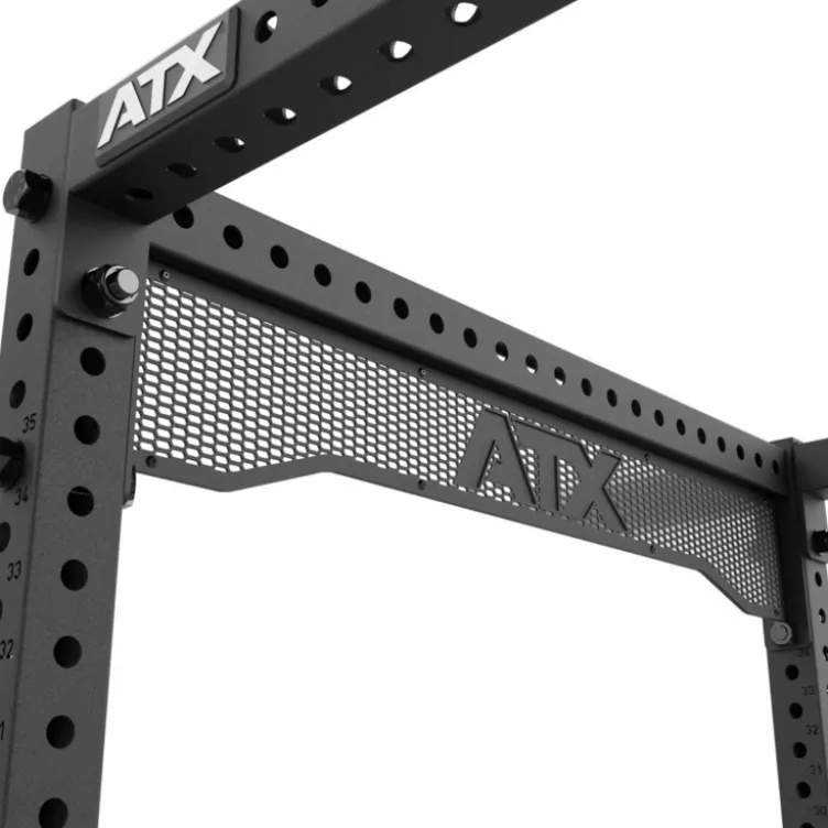 Rack à squat de musculation robuste avec capacité de charge extrême et barre de traction multigrip - ATX série 700 2.0