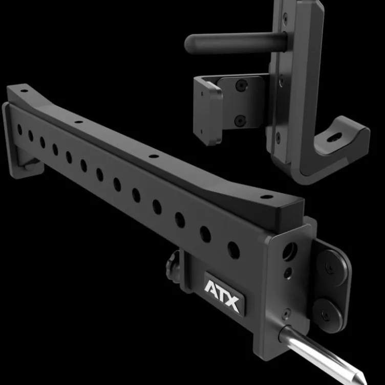 Rack à squat de musculation robuste avec capacité de charge extrême et barre de traction multigrip - ATX série 700 2.0