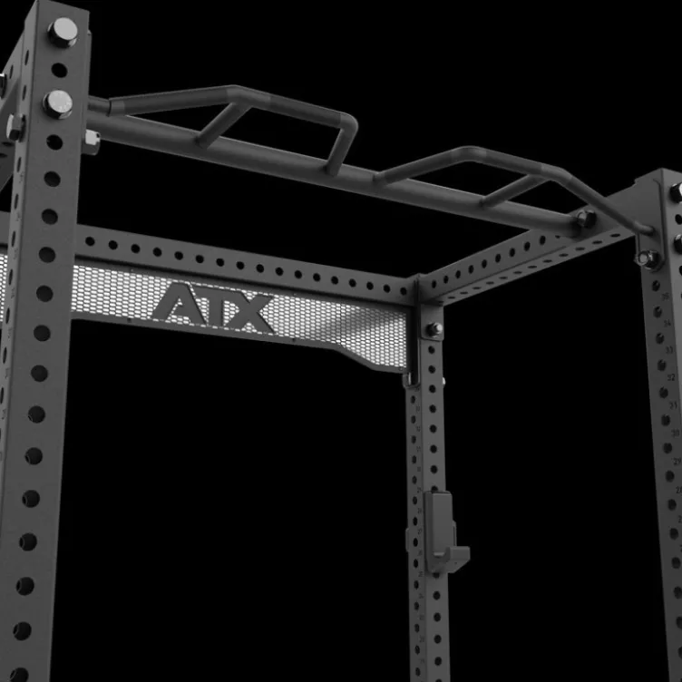 Rack à squat de musculation robuste avec capacité de charge extrême et barre de traction multigrip - ATX série 700 2.0