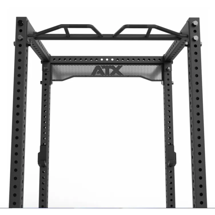 Rack à squat de musculation robuste avec capacité de charge extrême et barre de traction multigrip - ATX série 700 2.0
