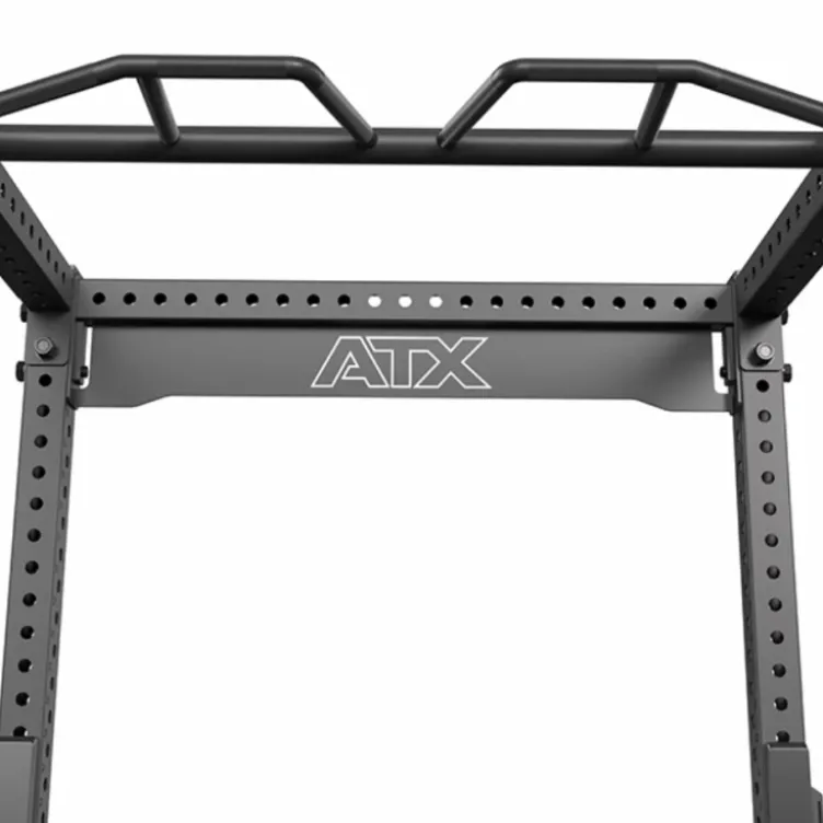 Rack à squat de musculation robuste avec capacité de charge extrême et barre de traction multigrip - ATX série 700 2.0
