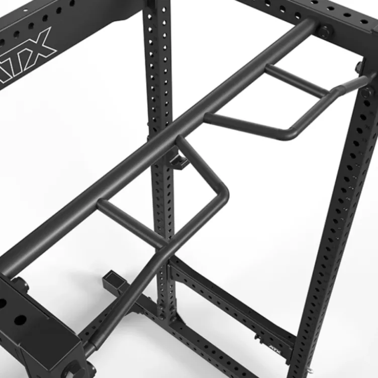 Rack à squat de musculation robuste avec capacité de charge extrême et barre de traction multigrip - ATX série 700 2.0