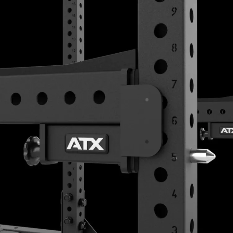 Rack à squat de musculation robuste avec capacité de charge extrême et barre de traction multigrip - ATX série 700 2.0