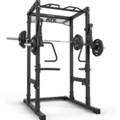 Rack à squat de musculation robuste avec capacité de charge extrême et barre de traction multigrip - ATX série 700 2.0
