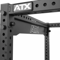 Rack à squat de musculation robuste avec capacité de charge extrême et barre de traction multigrip - ATX série 700 2.0