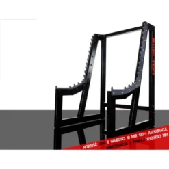 Rack à squat de musculation ultra sécuritaire réglable sur 11 positions pour salle de sport publique