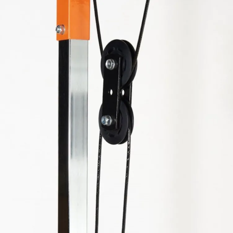 Rack à squat multi-stations avec barre de traction et poulie