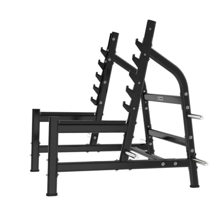 Rack à squat olympique Black Séries Titanium Strength BS-OR1 pour exercices de développé couché et squats
