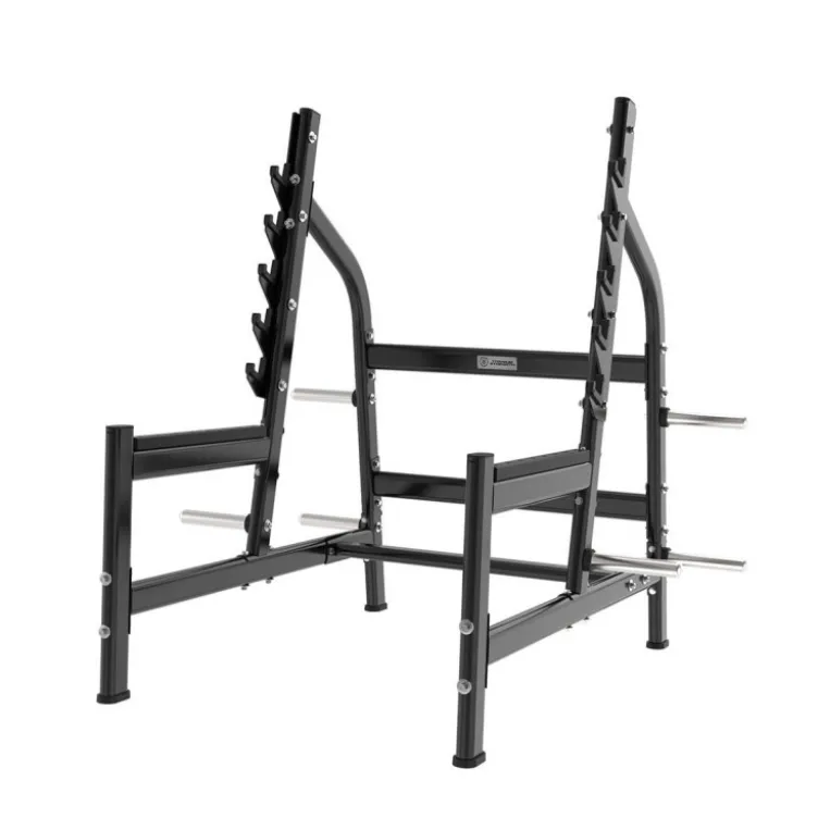 Rack à squat olympique Black Séries Titanium Strength BS-OR1 pour exercices de développé couché et squats