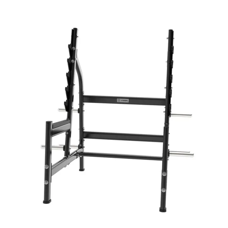 Rack à squat olympique Black Séries Titanium Strength BS-OR1 pour exercices de développé couché et squats