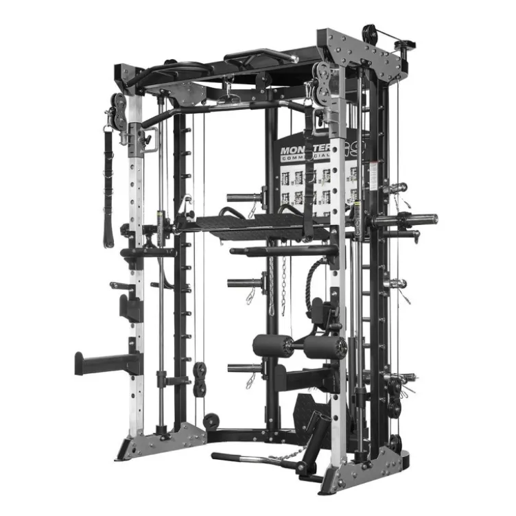 Rack à squat polyvalent de musculation à charge libre - Monster Commercial G9 Force USA
