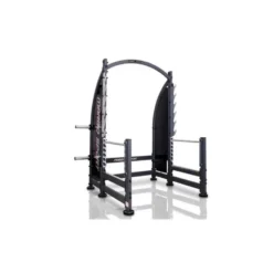 Rack à squat professionnel robuste pour home-gym - Entraînement à la barre libre