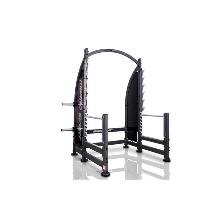 Rack à squat professionnel robuste pour home-gym - Entraînement à la barre libre