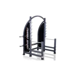 Rack à squat professionnel robuste pour home-gym - Entraînement à la barre libre