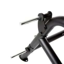 Rack à squat réglable et robuste pour home gym avec barre de traction et supports repose-poids