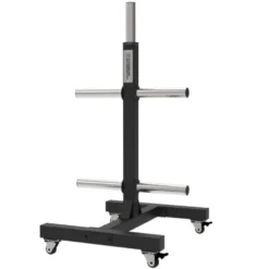 Rack vertical de stockage mobile pour disques de poids olympiques à capacité de charge de 300 kg - Titanium Strength VBR10