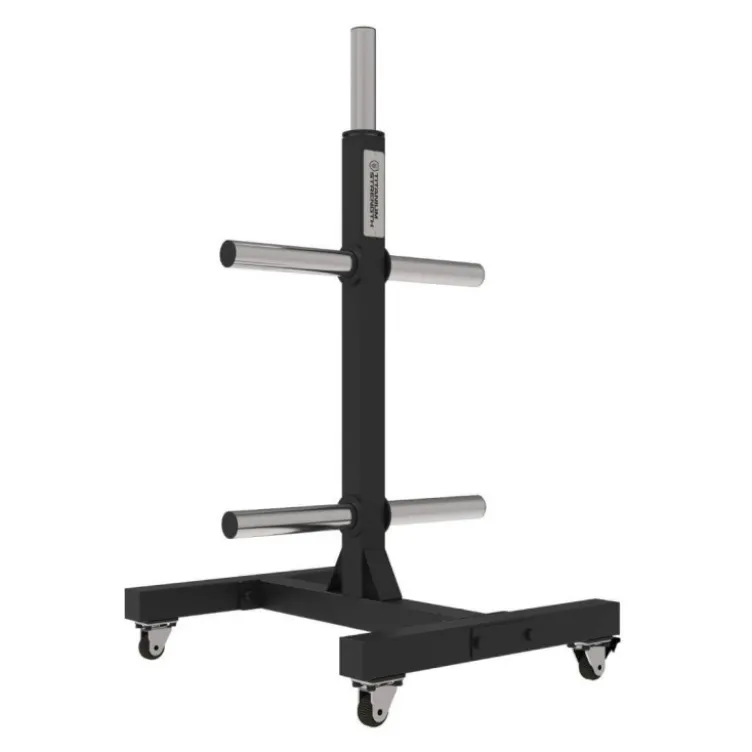 Rack vertical de stockage mobile pour disques de poids olympiques à capacité de charge de 300 kg - Titanium Strength VBR10