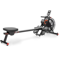 Rameur à air pliable pour exercices de cardio-training - Écran LCD inclus