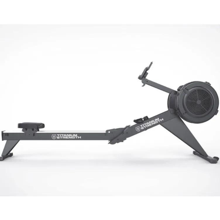 Rameur à air professionnel Titanium Strength avec 10 réglages et Connectivité Bluetooth - Console à piles