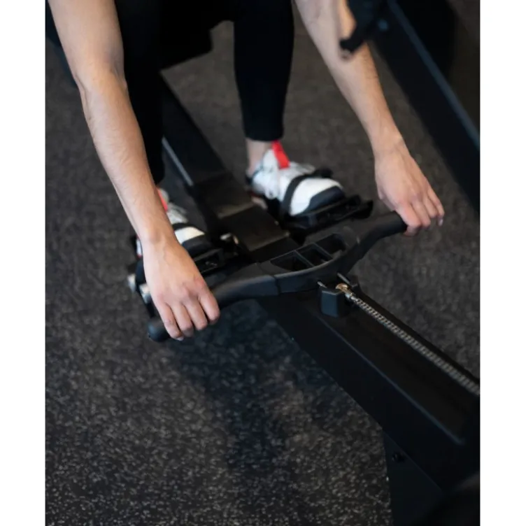 Rameur à air professionnel Titanium Strength avec 10 réglages et Connectivité Bluetooth - Console à piles