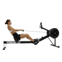 Rameur Air Rower Force USA avec repose-pieds réglable - Equipement avec résistance à air