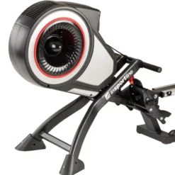 Rameur avec ventilateur de résistance à air pour training de cardio complet - Cadre pliable et ergonomique