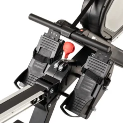 Rameur avec ventilateur de résistance à air pour training de cardio complet - Cadre pliable et ergonomique