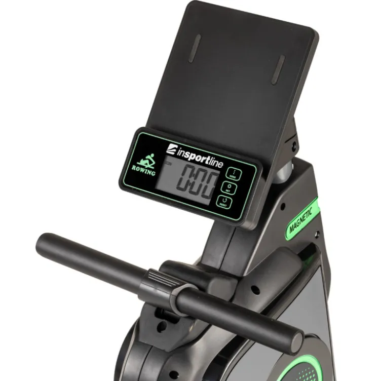 Rameur compact et pliable THENAR avec système de freinage magnétique - Support pour tablette et téléphone