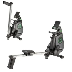 Rameur compact et pliable THENAR avec système de freinage magnétique - Support pour tablette et téléphone