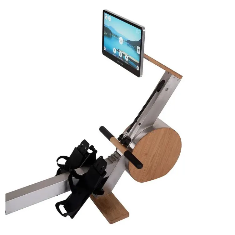 Rameur compact pour exercice d'aviron à domicile - Écran LCD tactile